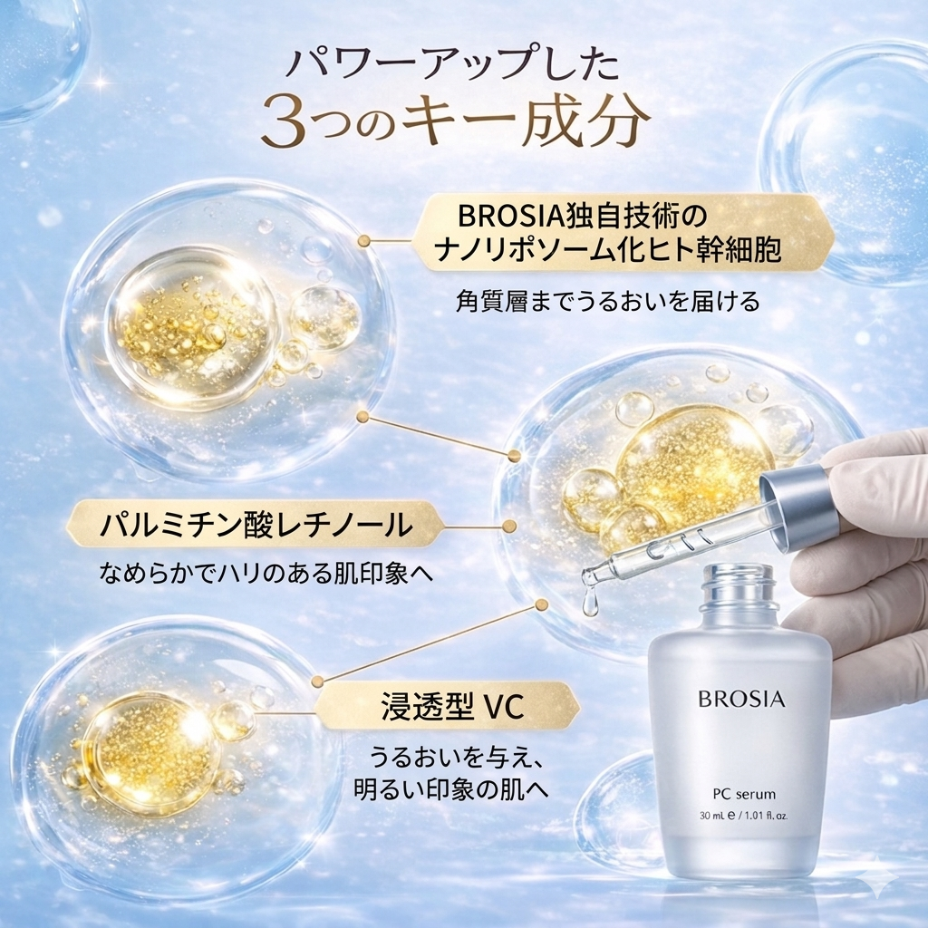 【予約販売：4/27〜発送】Renewal　BROSIA PC serum 定期便